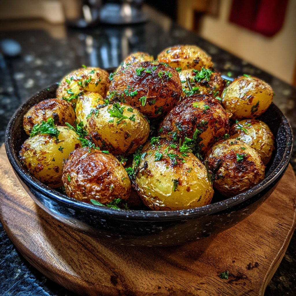 Mediterranean Airfryer Baby Potatoes