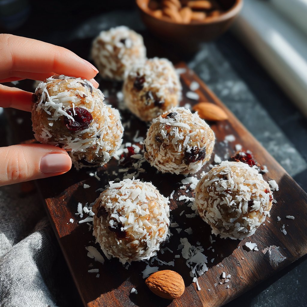 Cranberry Almond Bliss Balls