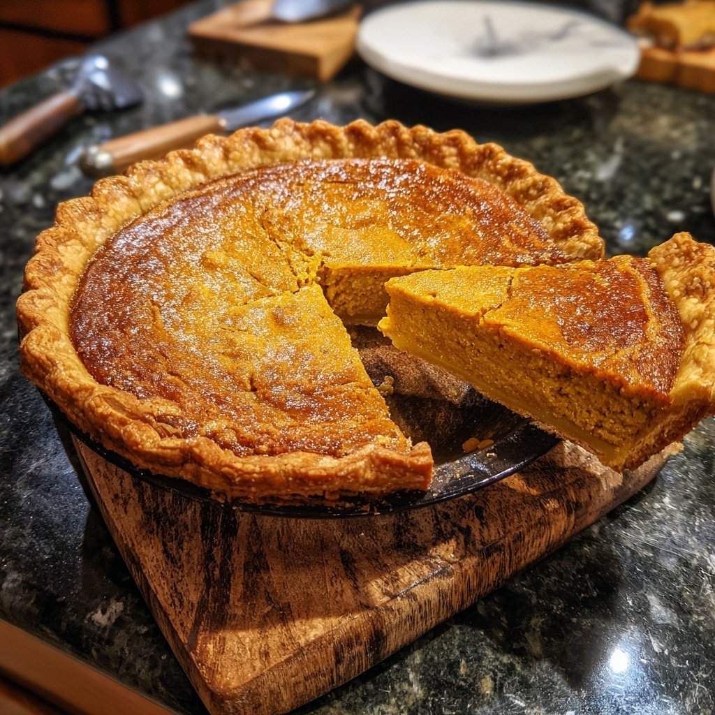 Festive Spiced Pumpkin Pie