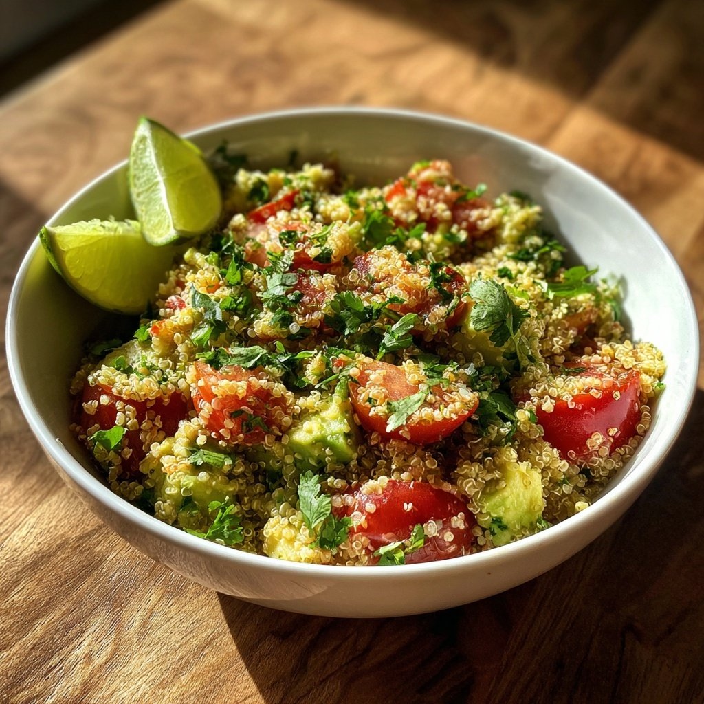 Healthy Avocado Quinoa Salad