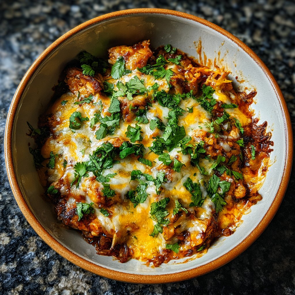Spicy Chicken Enchilada Bowl